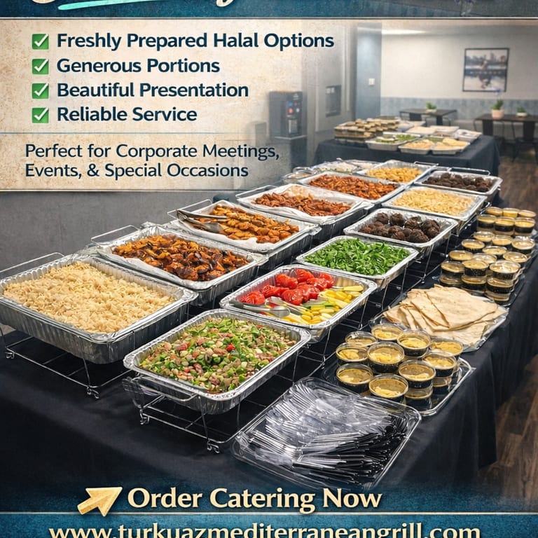 Mediterranean Catering in Suwanee & Nearby Areas