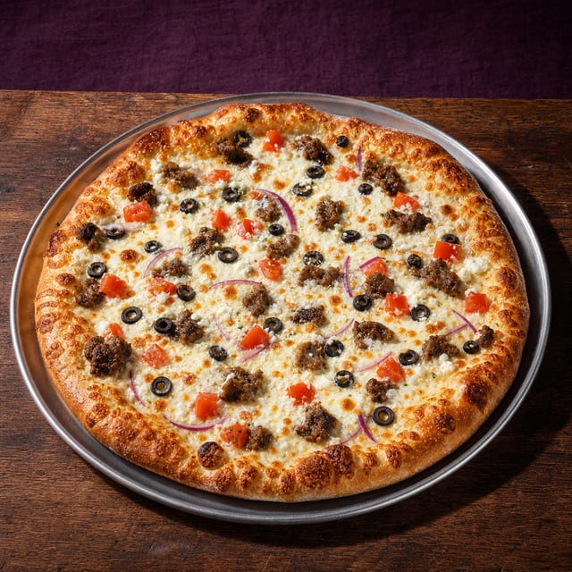 Mediterranean Pizza.