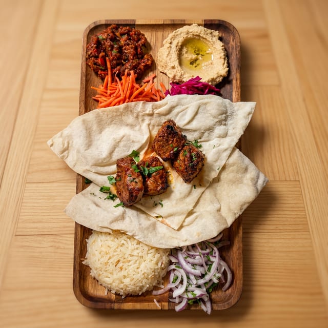 Lamb Shish Kebab.